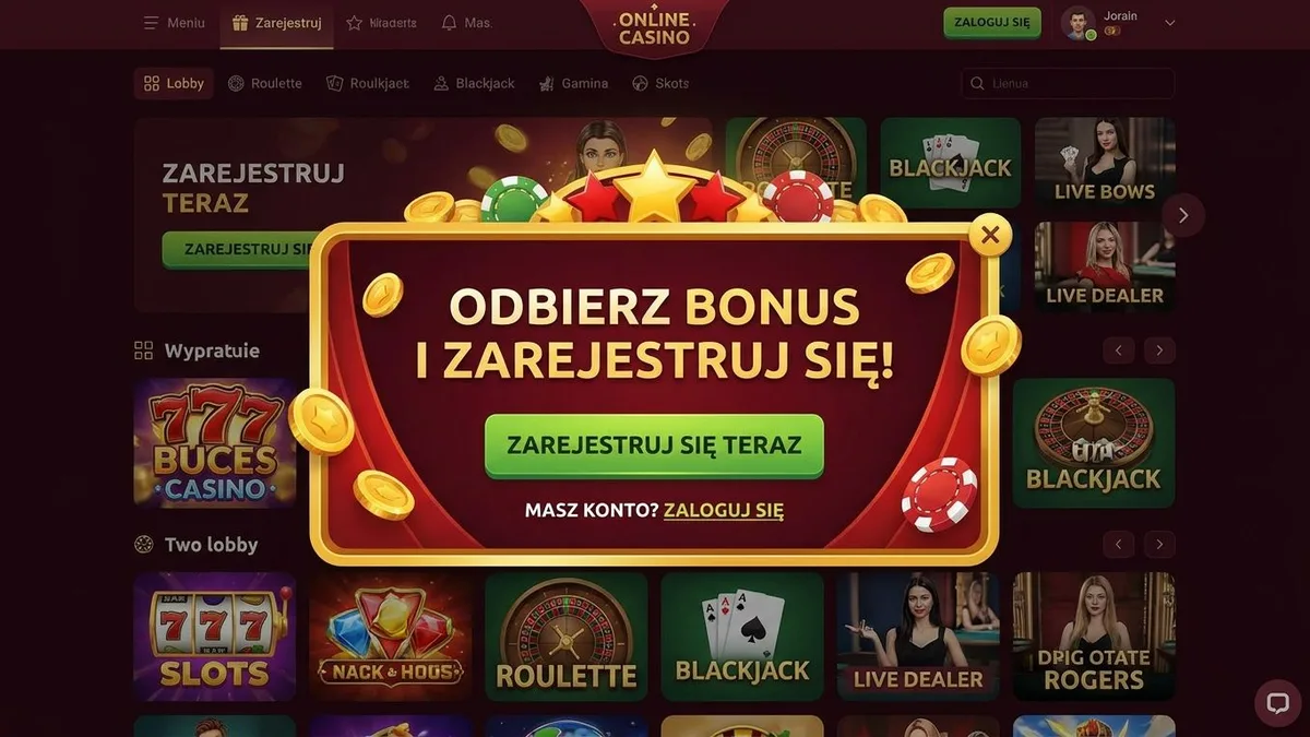 Rejestracja z bonusem